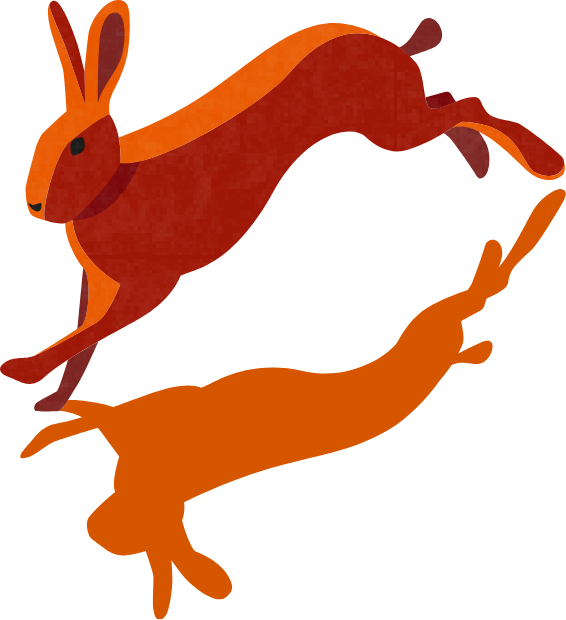 Applewood background hare