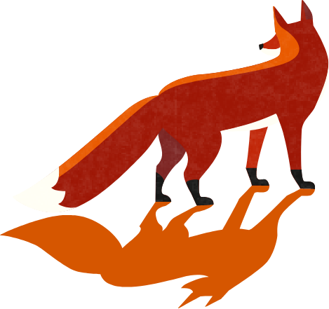 Applewood background fox