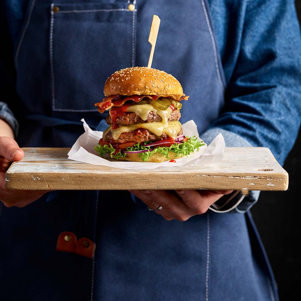 Classic Beef Burger with cheese